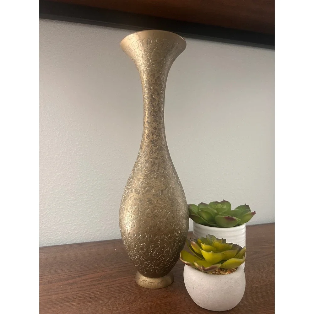 Vintage solid brass
